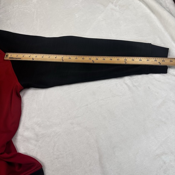 Miami Heat Adidas 2014 Full Zip Men's Size XL Warm Up Jacket Black Red VGUC - Picture 5 of 10